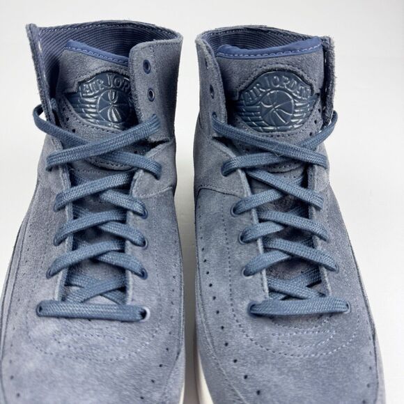 New Air Jordan 2 Retro Deconstructed Thunder Blue Mens Size 8 EUC 897521-402 - Picture 5 of 14